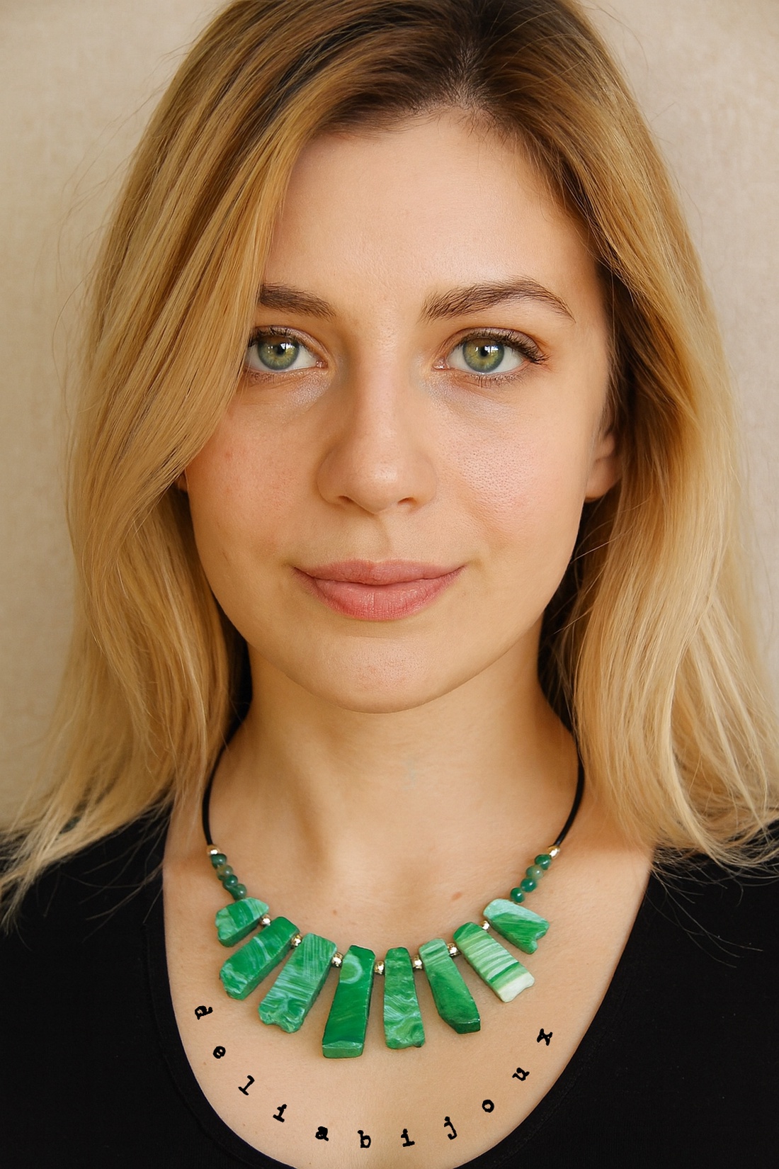 Colier handmade unicat - agate (cod648) - bijuterii - coliere - coliere din pietre semiprețioase - Artynos.ro