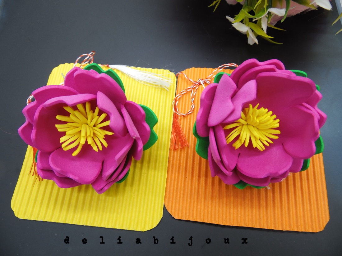 Brosa statement handmade unicat - Martisor - floare (cod1168) - bijuterii - broșe - Artynos.ro