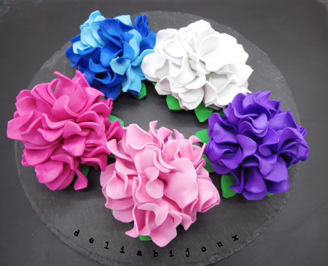 Brosa statement handmade unicat - Martisor - floare (cod951) - bijuterii - broșe - Artynos.ro