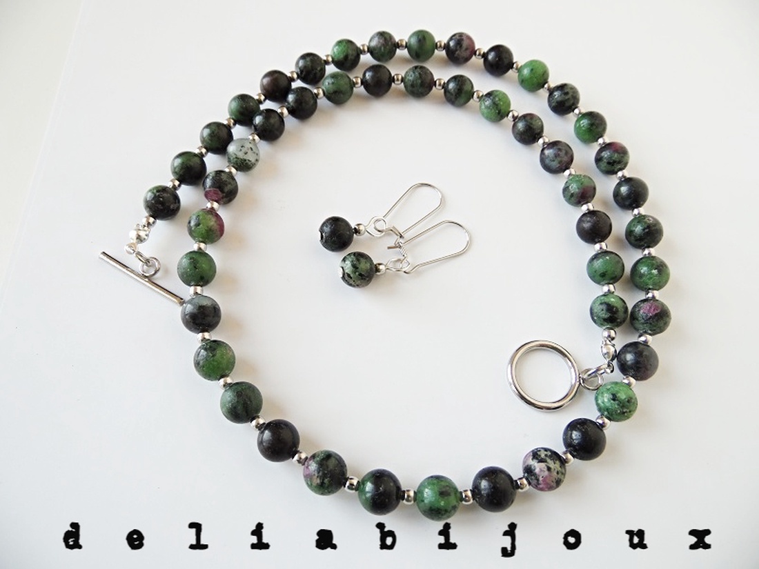 Set de bijuterii Rubin zoisit - bijuterii - seturi de bijuterii - Artynos.ro