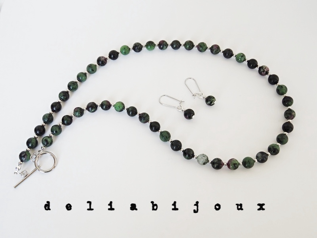 Set de bijuterii Rubin zoisit - bijuterii - seturi de bijuterii - Artynos.ro