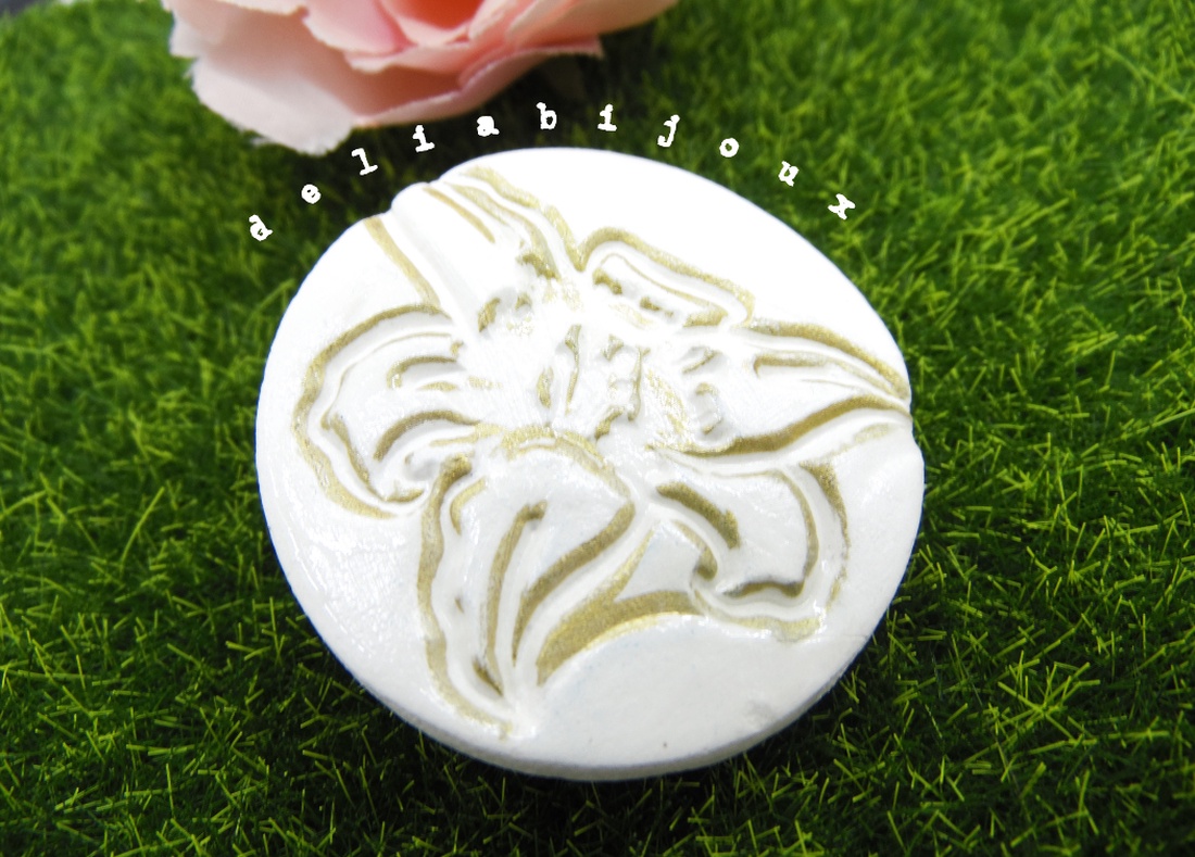 Brosa statement handmade unicat - Martisor (cod928) - bijuterii - broșe - Artynos.ro