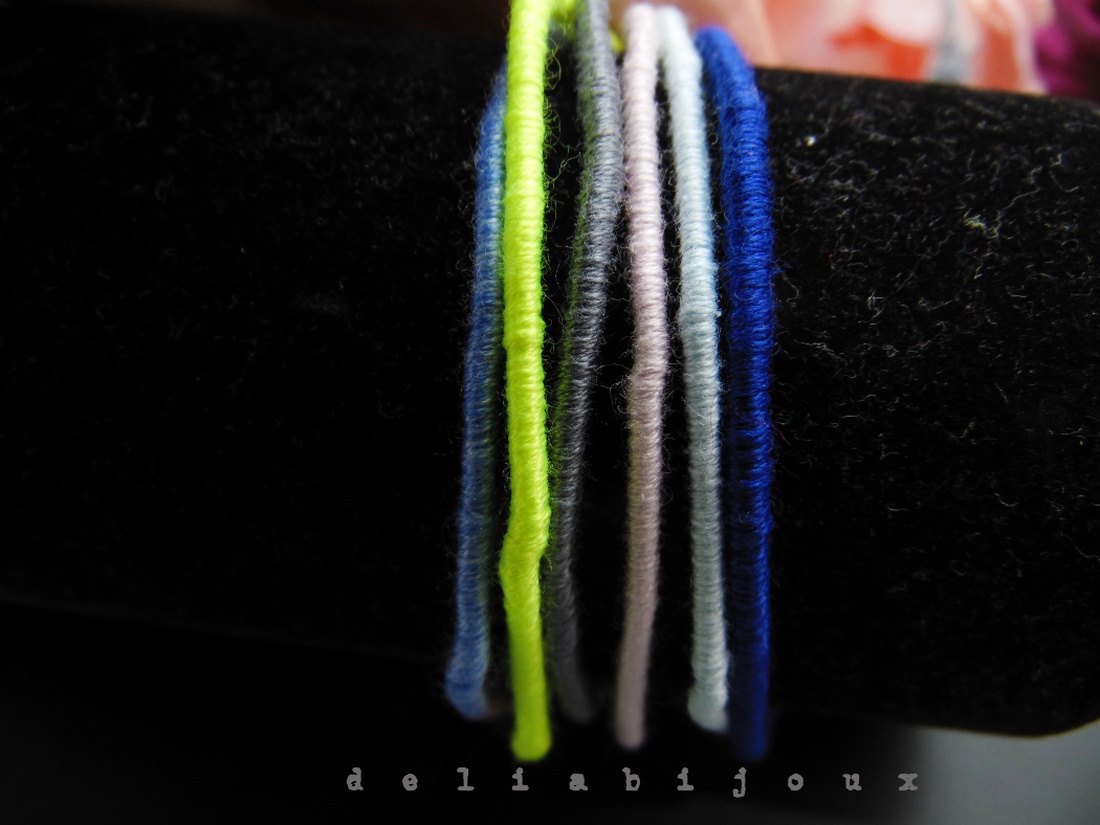 Set Brățări Prieteniei Handmade � 5 Brățări Colorate din Ață de Bumbac (cod947) - bijuterii - brățări - brățări împletite - Artynos.ro