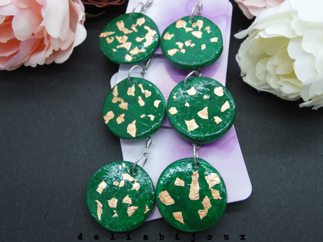Cercei statement handmade unicat - rotunzi (cod912) - bijuterii - cercei - cercei lungi - Artynos.ro