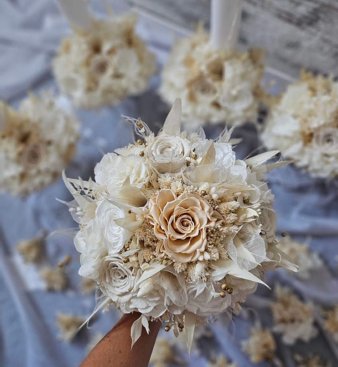 Buchet Mireasa - accesorii nuntă - buchet mireasă  - Artynos.ro