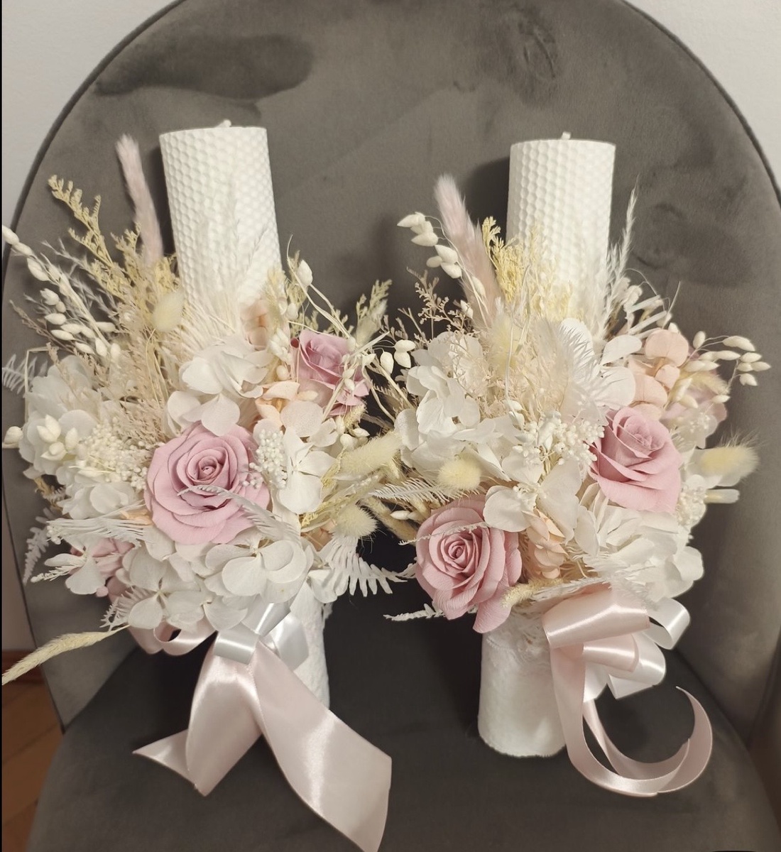 Lumanari ceremonie - accesorii nuntă - materiale decor pentru nuntă - lumânări de nuntă și suport lumânări - Artynos.ro