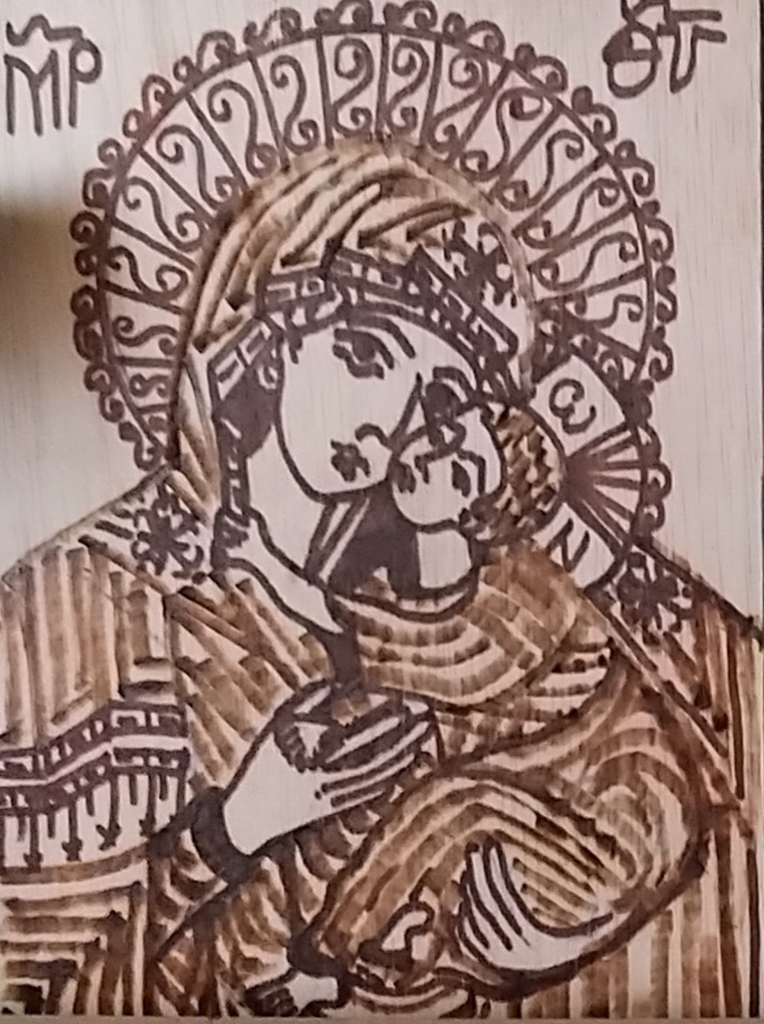 Icoana  - casă & stil de viață - decorațiuni de casă - picturi murale - artă de perete din lemn - Artynos.ro