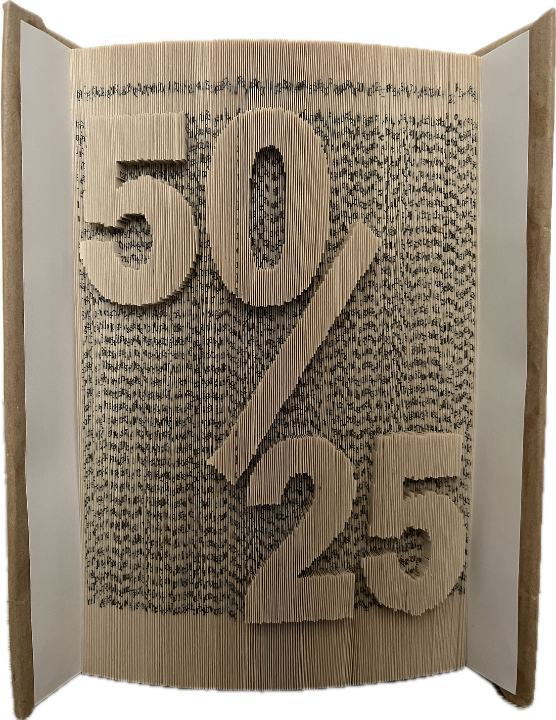 Sculpturā de carte personalizat - casă & stil de viață - accesorii pentru decorat casa - decorațiuni de masă și decorațiuni pentru rafturi  - sculptură de carte, carte pliată - Artynos.ro