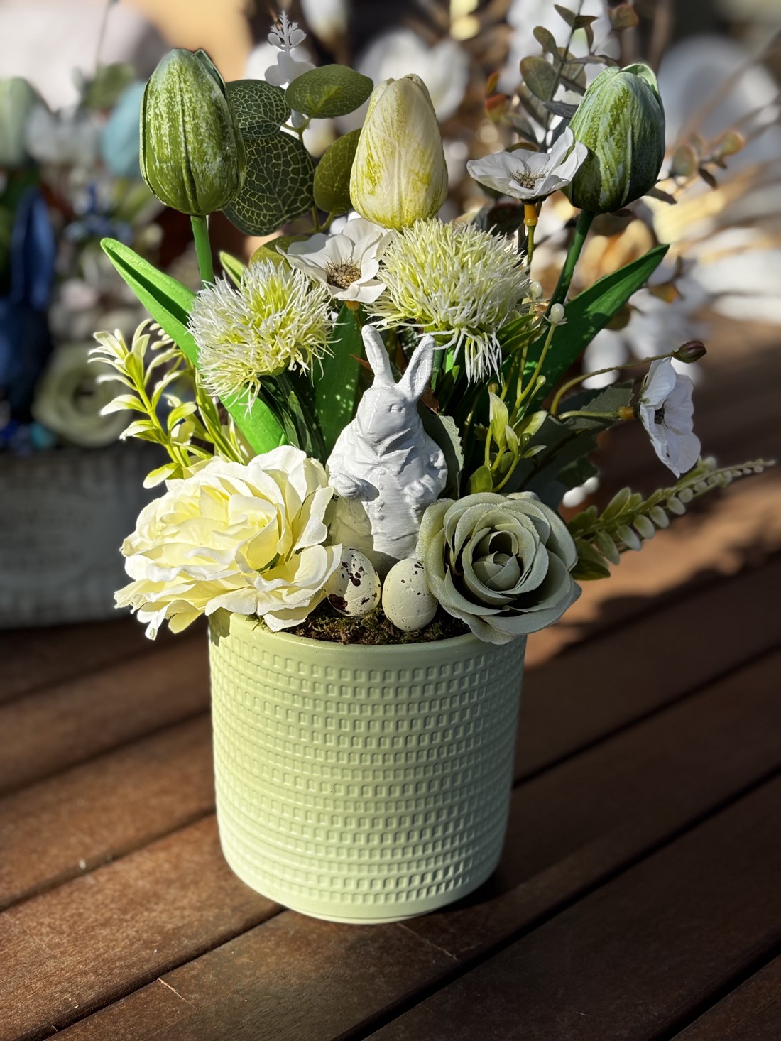 Decorațiuni de masă pentru Paște  - decor de sărbători - decorațiuni de paște - decor masă de paște - Artynos.ro