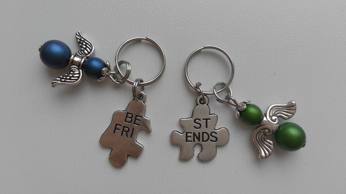 Set mini brelocuri Best Friends - înger - - Artynos.ro Set mini brelocuri Best Friends - înger - - Artynos.ro