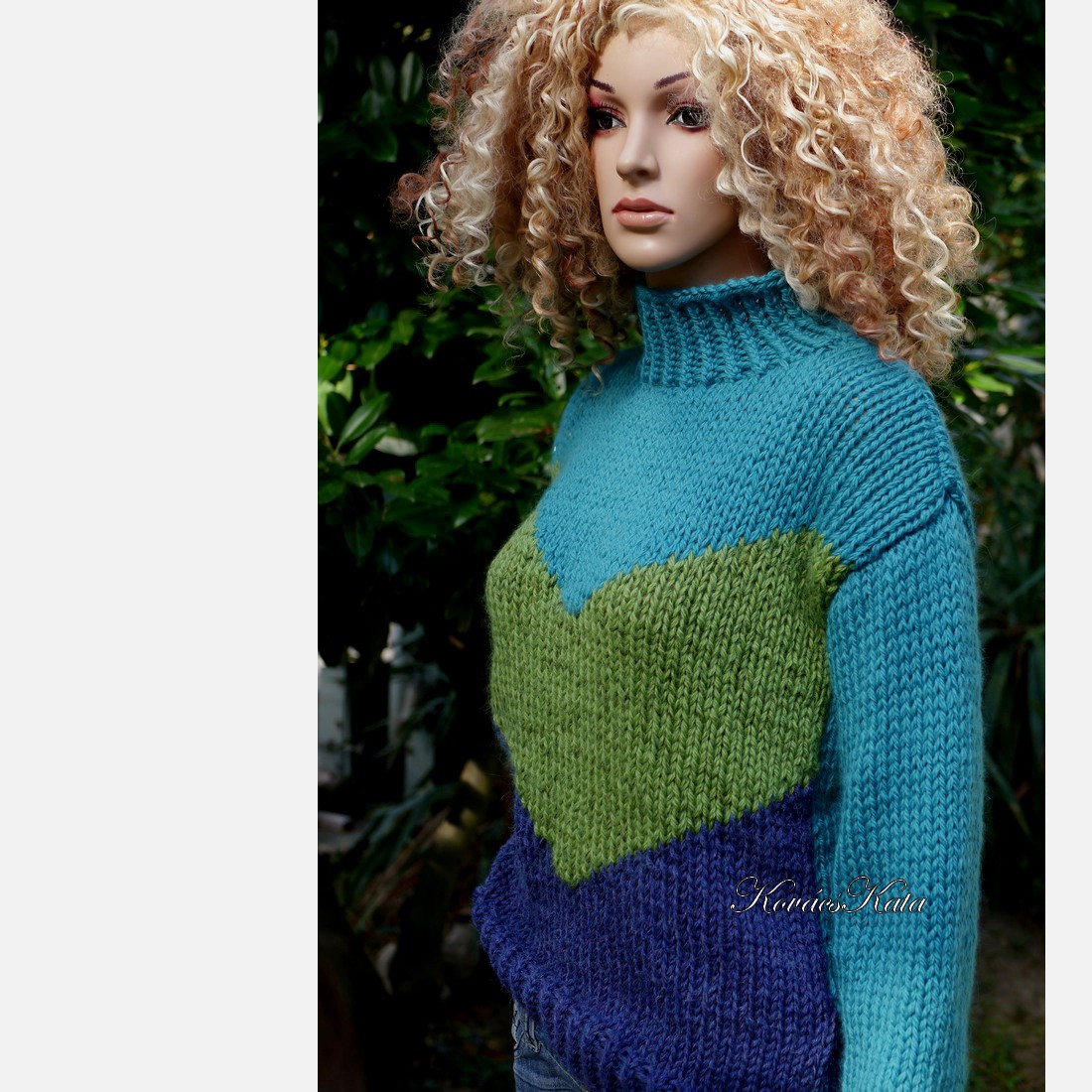 BERILL MERINO - pulover extravagant, gros, tricotat manual din lână fină - îmbrăcăminte și modă - haine damă - hanorace, cardigane - Artynos.ro