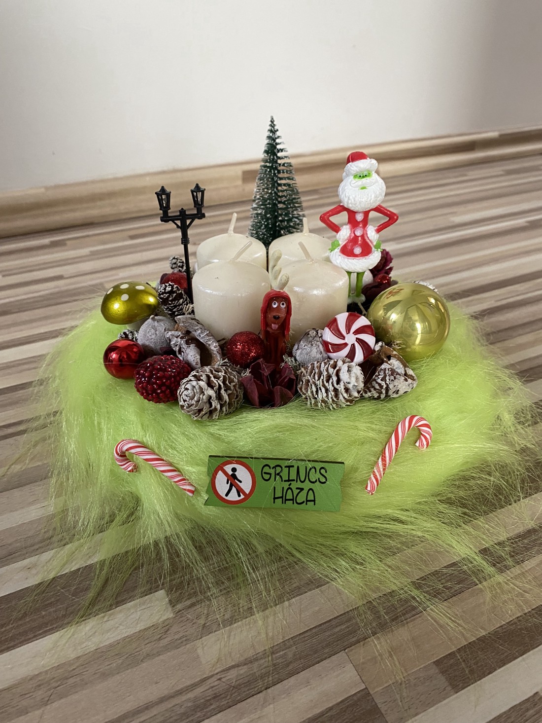 Grinch Crăciun masă de advent dis - - Artynos.ro Grinch Crăciun masă de advent dis - - Artynos.ro