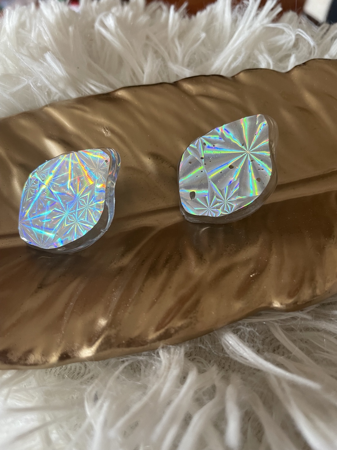 Cercei Glam Night - bijuterii - cercei - cercei din rășină - Artynos.ro