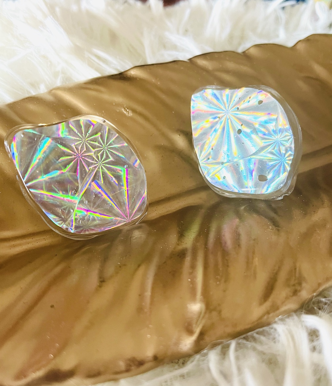 Cercei Glam Night - bijuterii - cercei - cercei din rășină - Artynos.ro