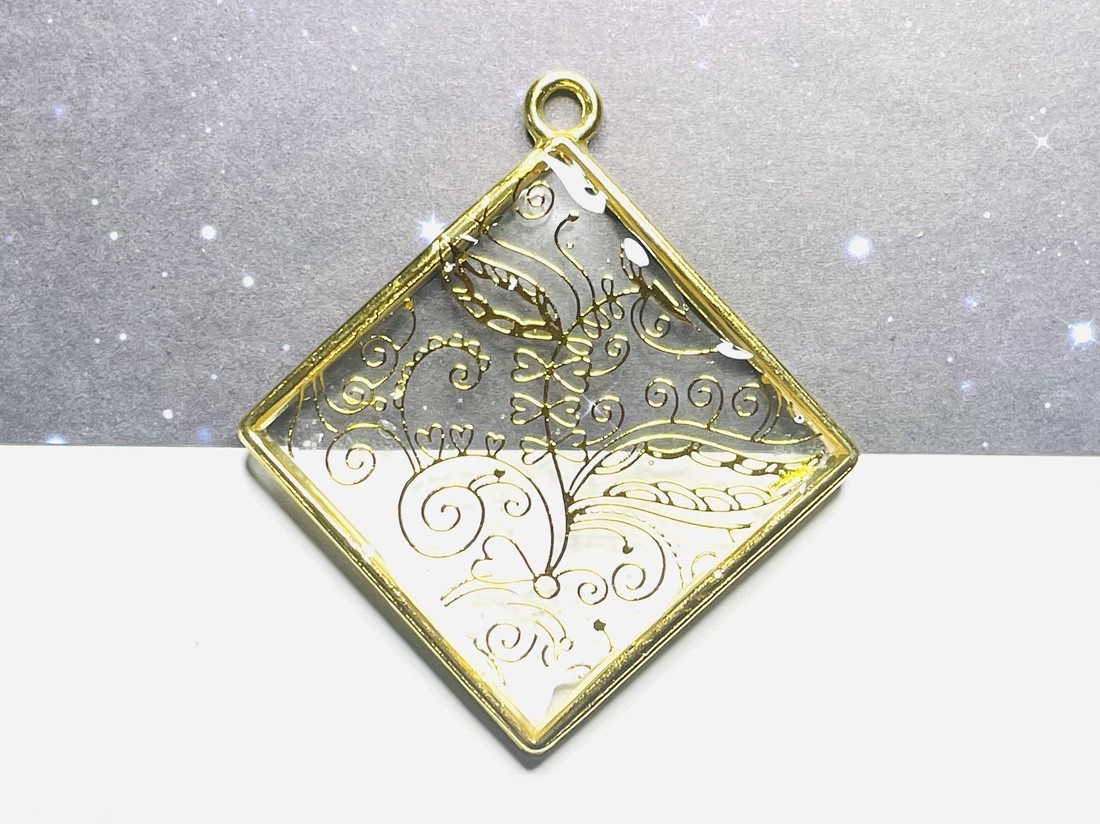 Pandantiv Golden Garden - bijuterii - coliere - coliere cu pandative - Artynos.ro