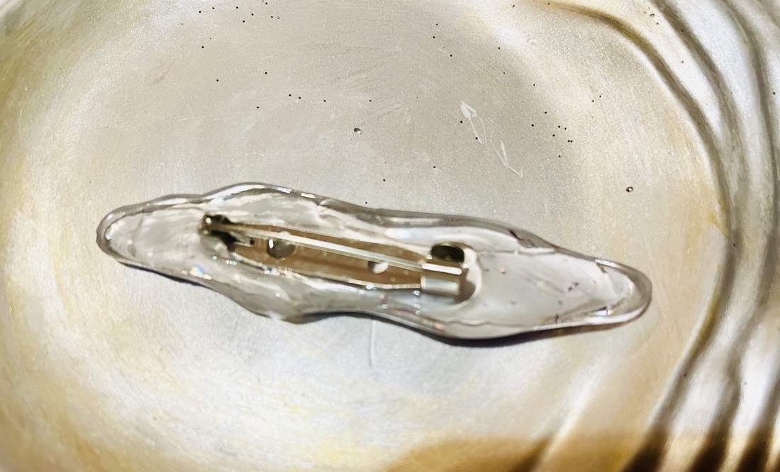 BroŎ Starry Night - accessorii și unelte - broșă, cerc, încuietoare - Artynos.ro