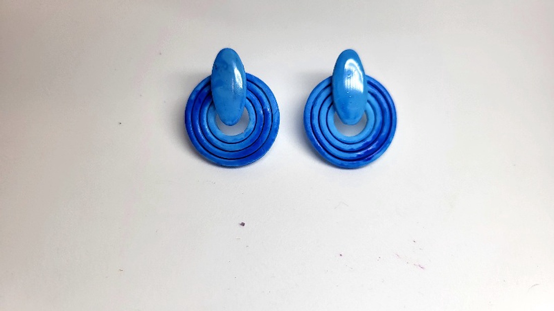 Cercei din fimo - bijuterii - cercei - cercei din rășină - Artynos.ro