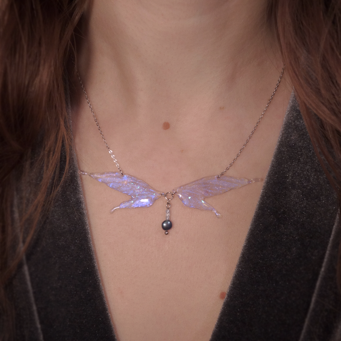 Colier Aripi Zână - bijuterii - coliere - coliere cu pandative - Artynos.ro