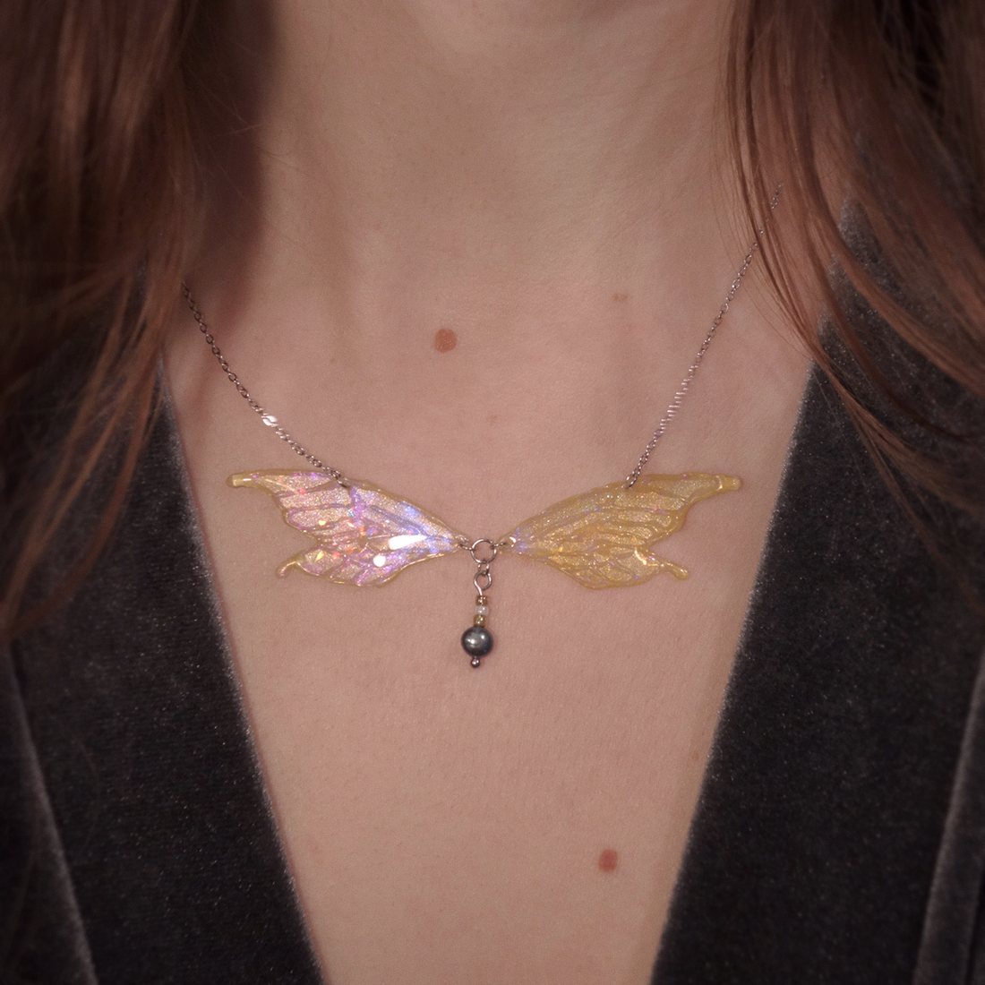 Colier Aripi Zână - bijuterii - coliere - coliere cu pandative - Artynos.ro