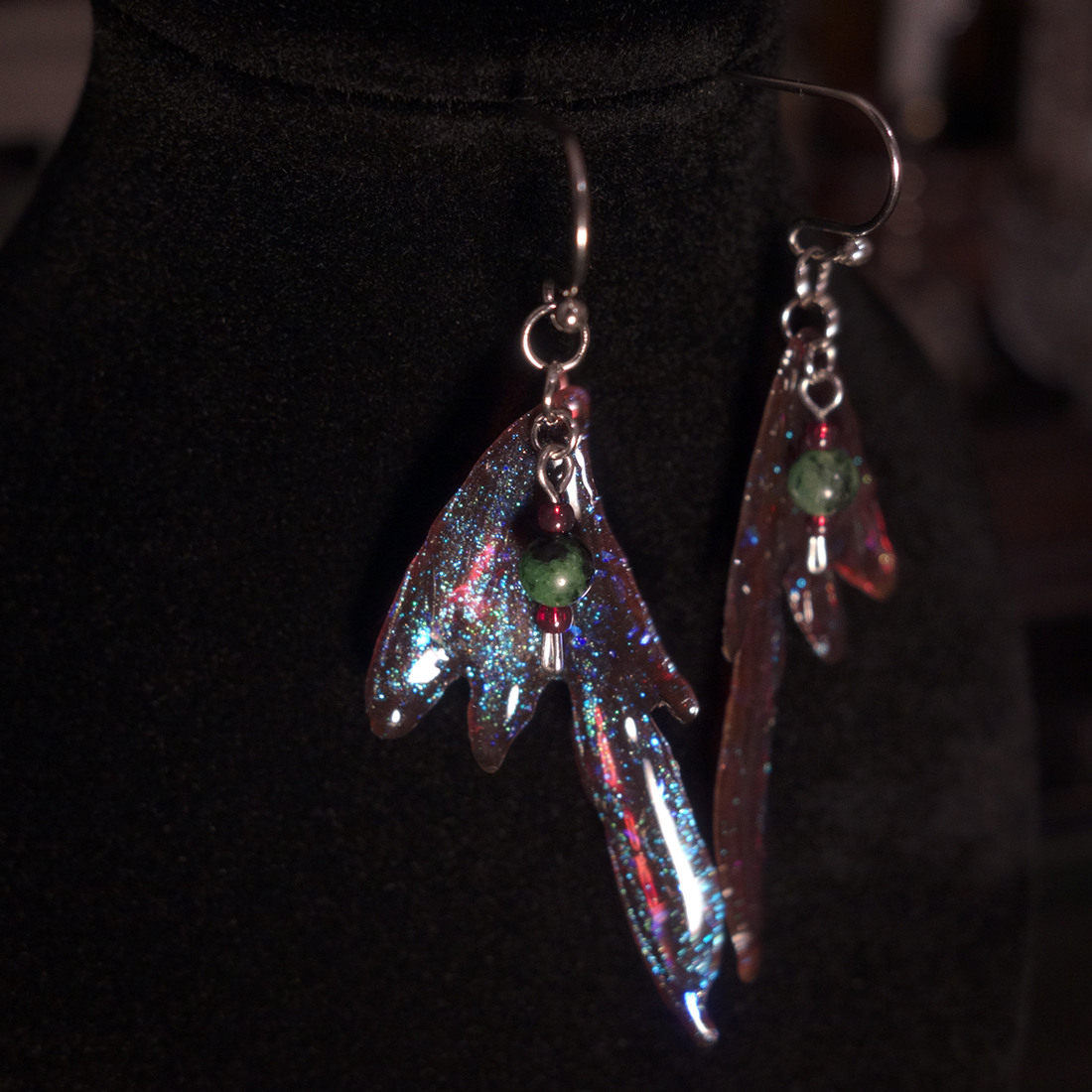 Cercei Aripi Zână - bijuterii - cercei - cercei lungi - Artynos.ro