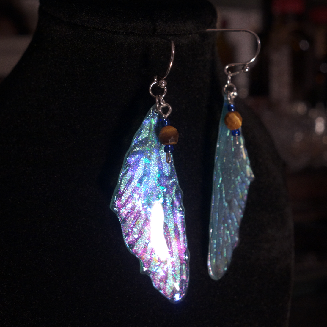 Cercei Aripi Zână - bijuterii - cercei - cercei lungi - Artynos.ro