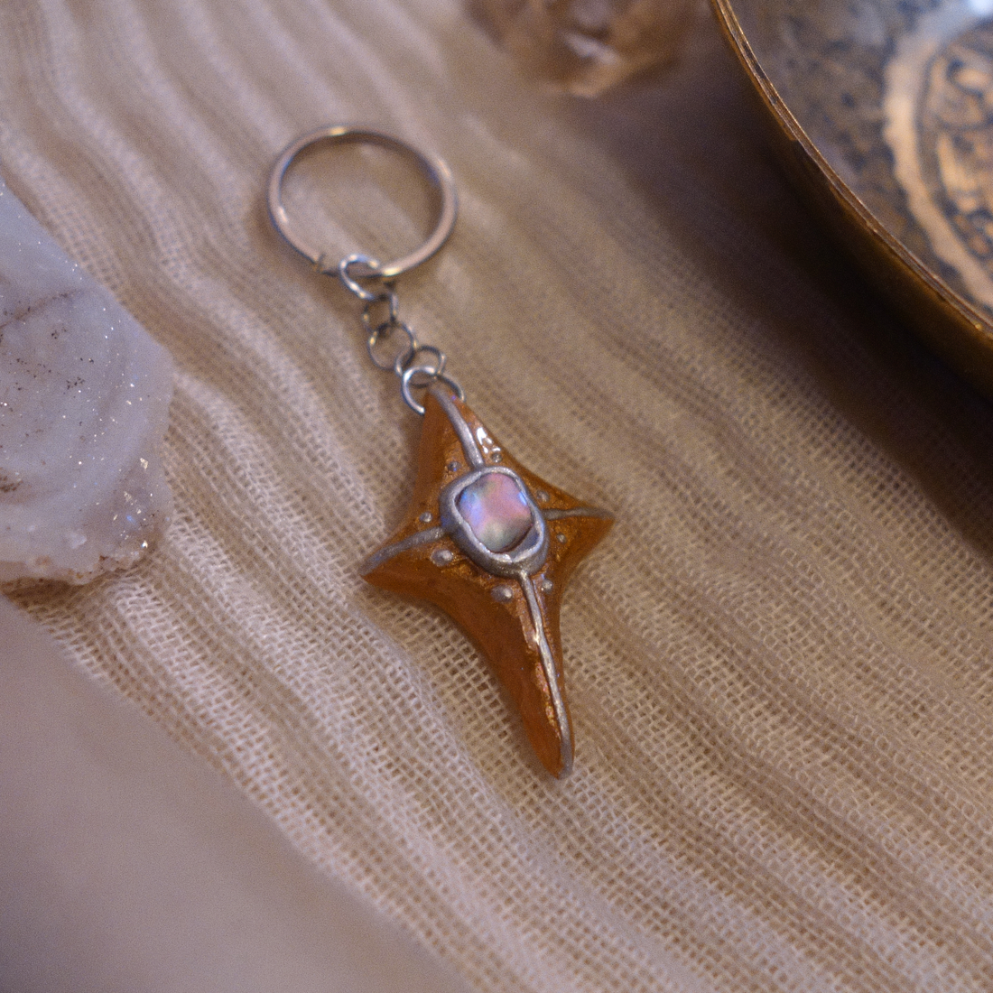 Breloc Stea - genți și portofele - accesorii genți - breloc - Artynos.ro