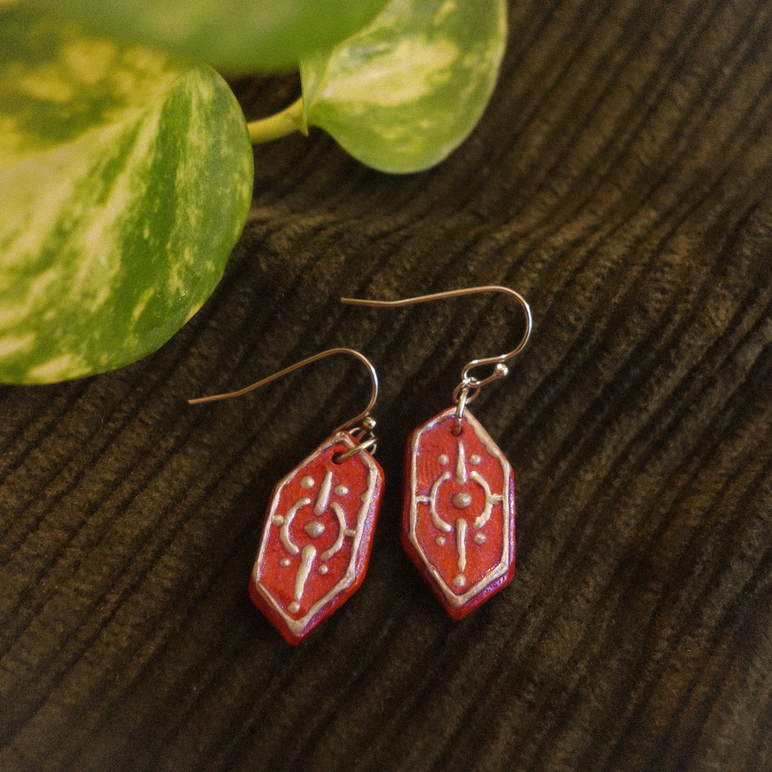 Cercei din lut - bijuterii - cercei - cercei lungi - Artynos.ro