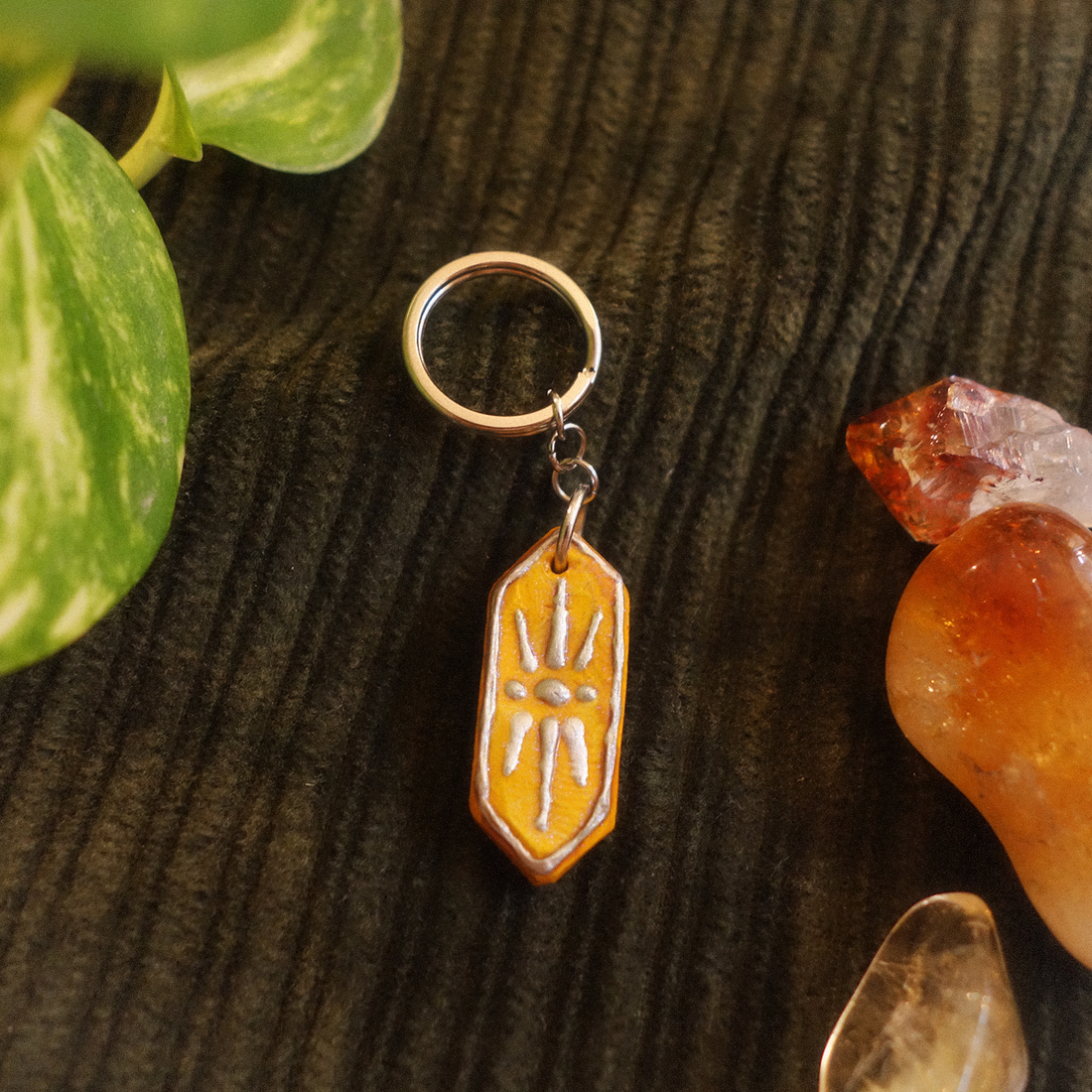 Breloc din lut - genți și portofele - accesorii genți - breloc - Artynos.ro