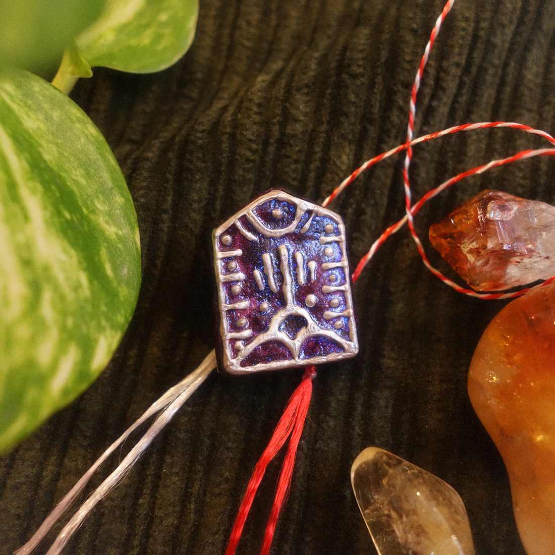 Broșă din lut - bijuterii - broșe - Artynos.ro