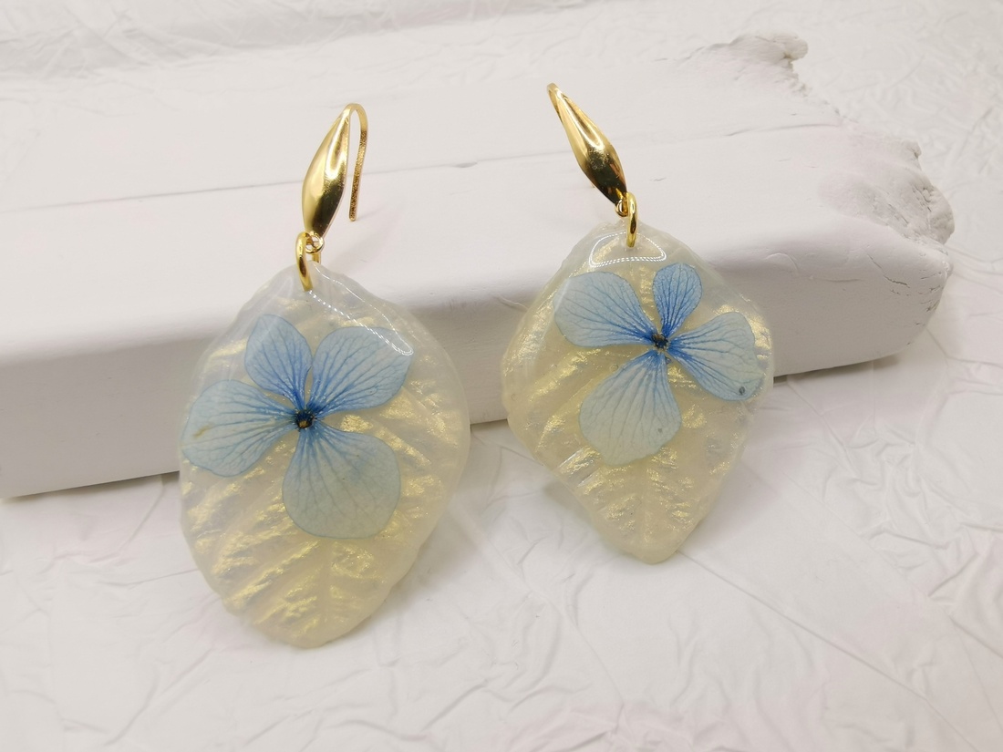 Cercei frunzulite - bijuterii - cercei - Artynos.ro