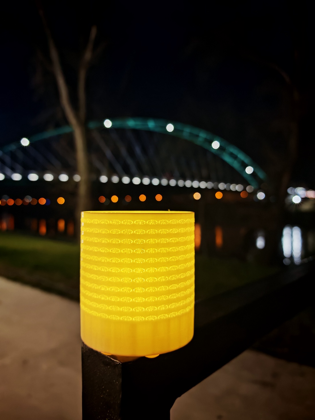  Suport decorativ pentru lumânare LED DiVio Stria � suport modern imprimat 3D - casă & stil de viață - lumânări, parfumuri, arome - suport de lumânări - Artynos.ro