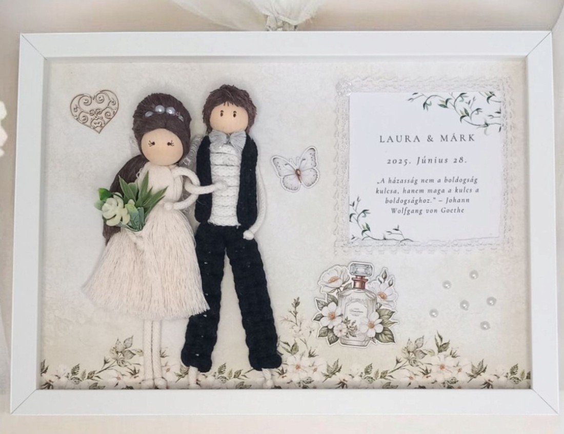 Personalizabile macramé angajament cuplu keepsake în cadru 3D - - Artynos.ro Personalizabile macramé angajament cuplu keepsake în cadru 3D - - Artynos.ro