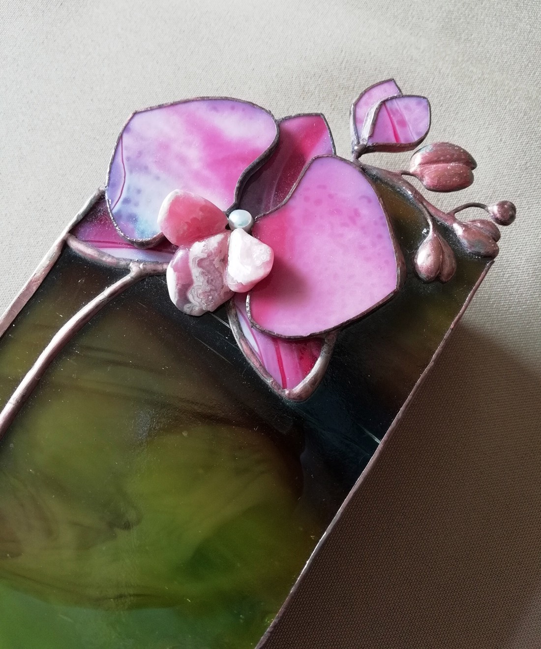 Cutie de bijuterii de lux Purple Orchid -  - Artynos.ro