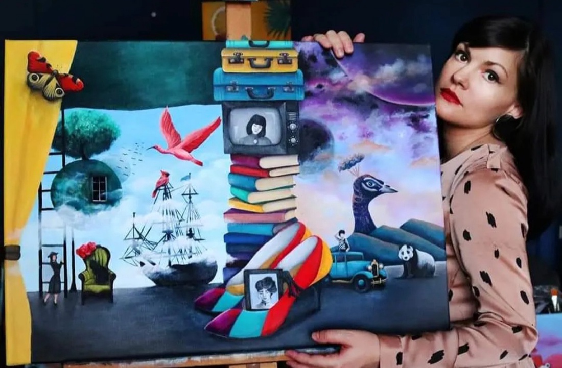 Pictura acrylic pe pânză 50x70 cm - arte vizuale și accesorii  - picturi - pictură acrilică - Artynos.ro