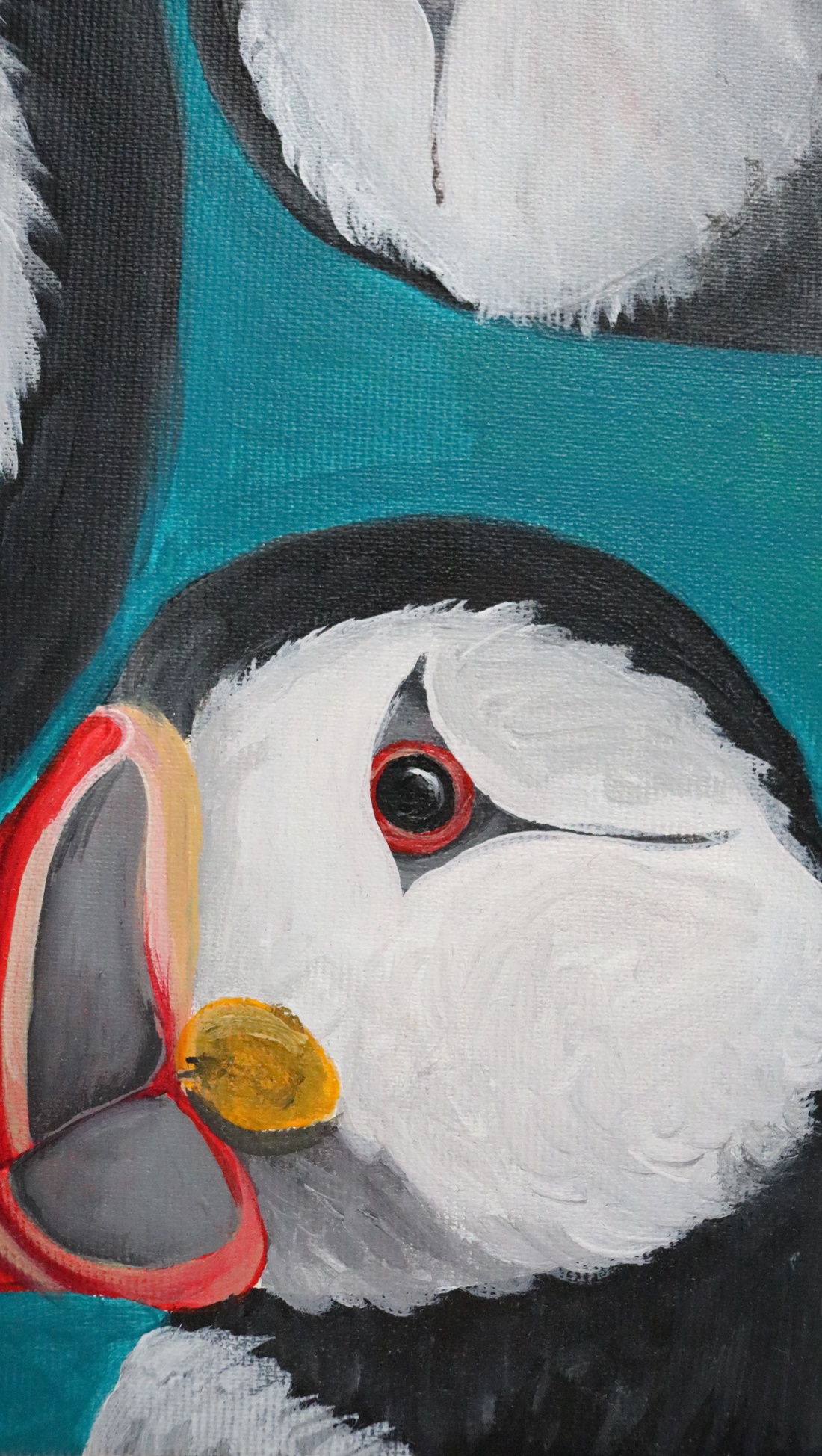 Pictura 40x50 cm pasari - arte vizuale și accesorii  - picturi - pictură acrilică - Artynos.ro