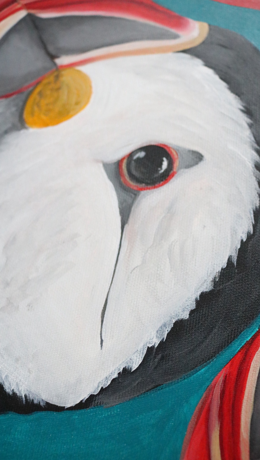 Pictura 40x50 cm pasari - arte vizuale și accesorii  - picturi - pictură acrilică - Artynos.ro