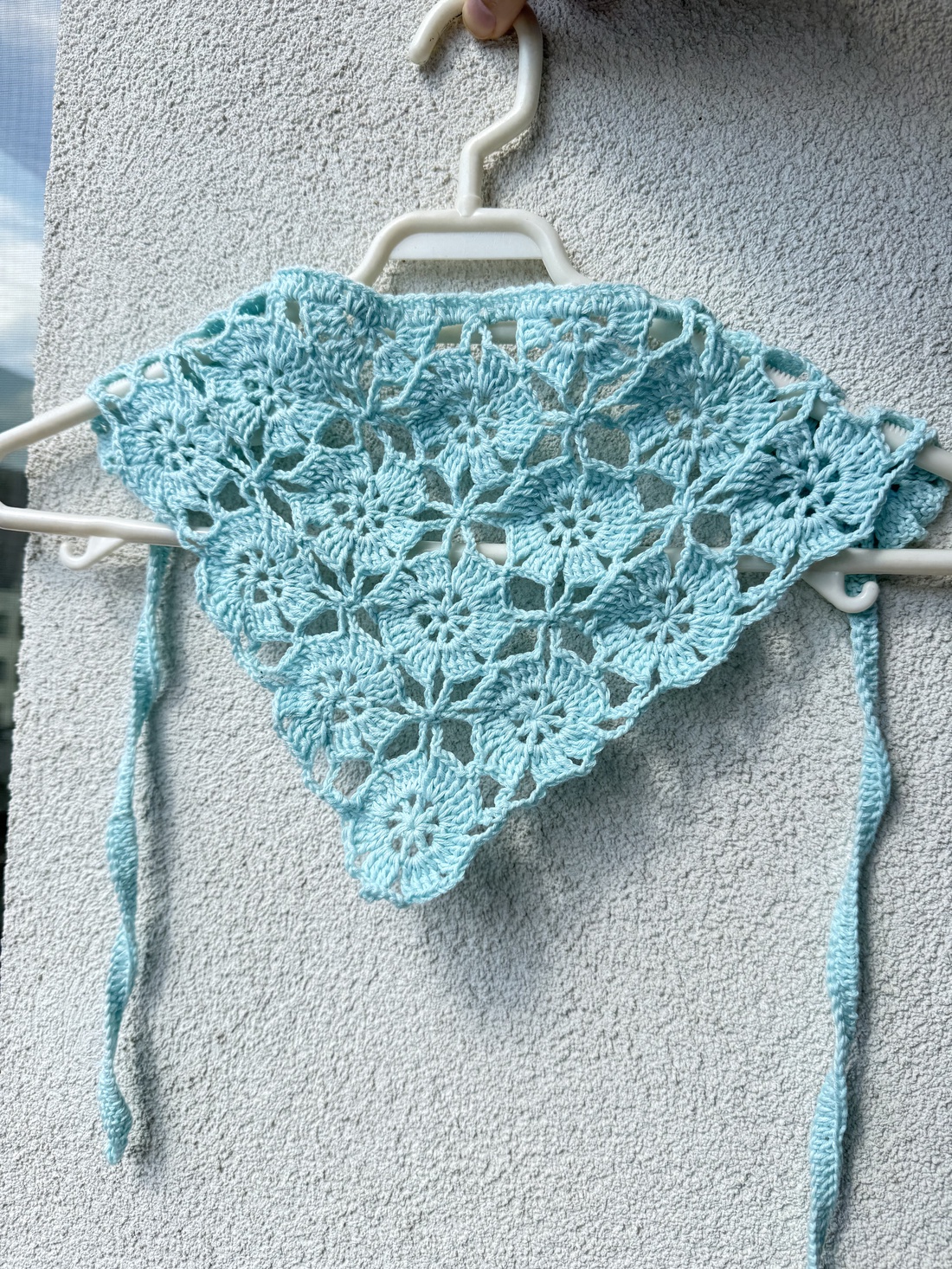 Bandana croșetată  - îmbrăcăminte și modă - eșarfe, pălării, fularuri - șal, eșarfă de cap - Artynos.ro