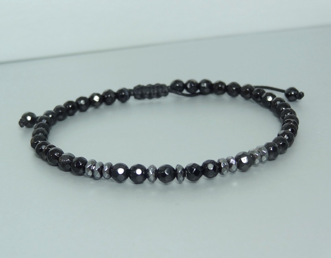 Bratara barbati/unisex - cod morse - onix si hematit / Bratari personalizate. - bijuterii - brățări - brățară cu mărgele - Artynos.ro Bratara barbati/unisex - cod morse - onix si hematit / Bratari personalizate. - bijuterii - brățări - brățară cu mărgele - Artynos.ro