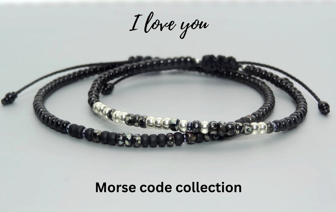 Set cuplu bratari cod Morse. Bratari personalizate - bijuterii - brățări - brățară cu mărgele - Artynos.ro Set cuplu bratari cod Morse. Bratari personalizate - bijuterii - brățări - brățară cu mărgele - Artynos.ro