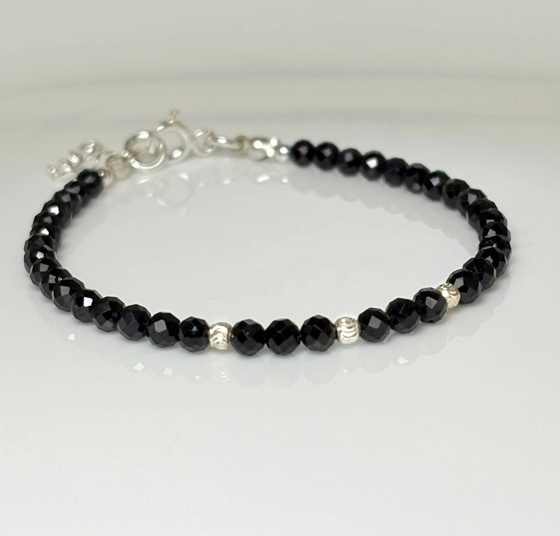 Bratara turmalina neagra - piatra protectie - bijuterii - brățări - brățări din pietre semiprețioase - Artynos.ro