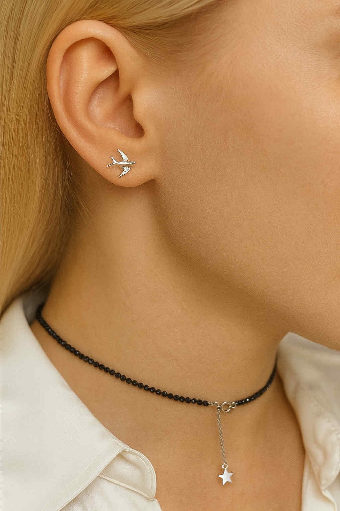 Cercei randunele - bijuterii - cercei - cercei din argint - Artynos.ro