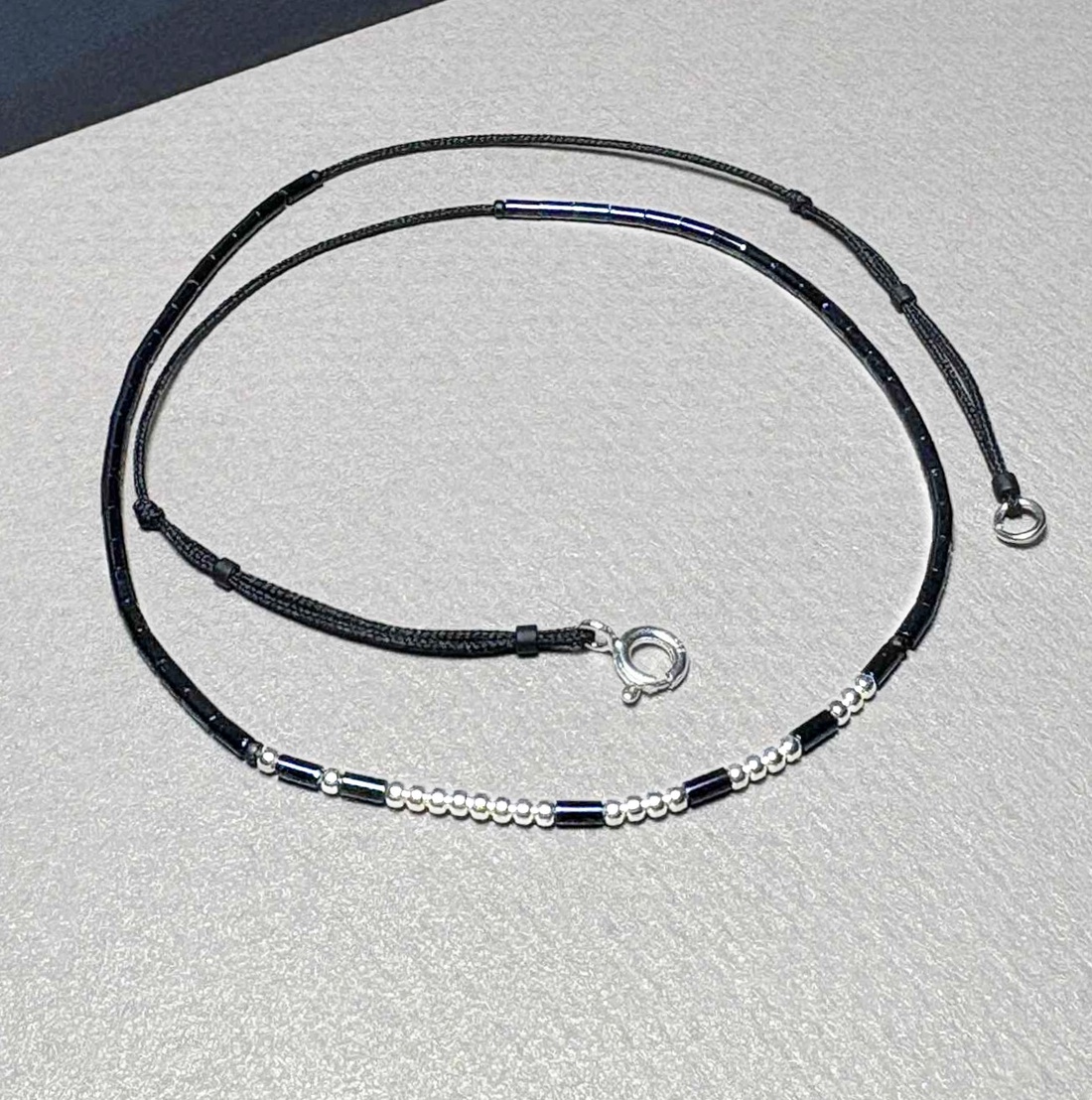 Colier cod morse - Echilibru - bijuterii - coliere - chockere - Artynos.ro