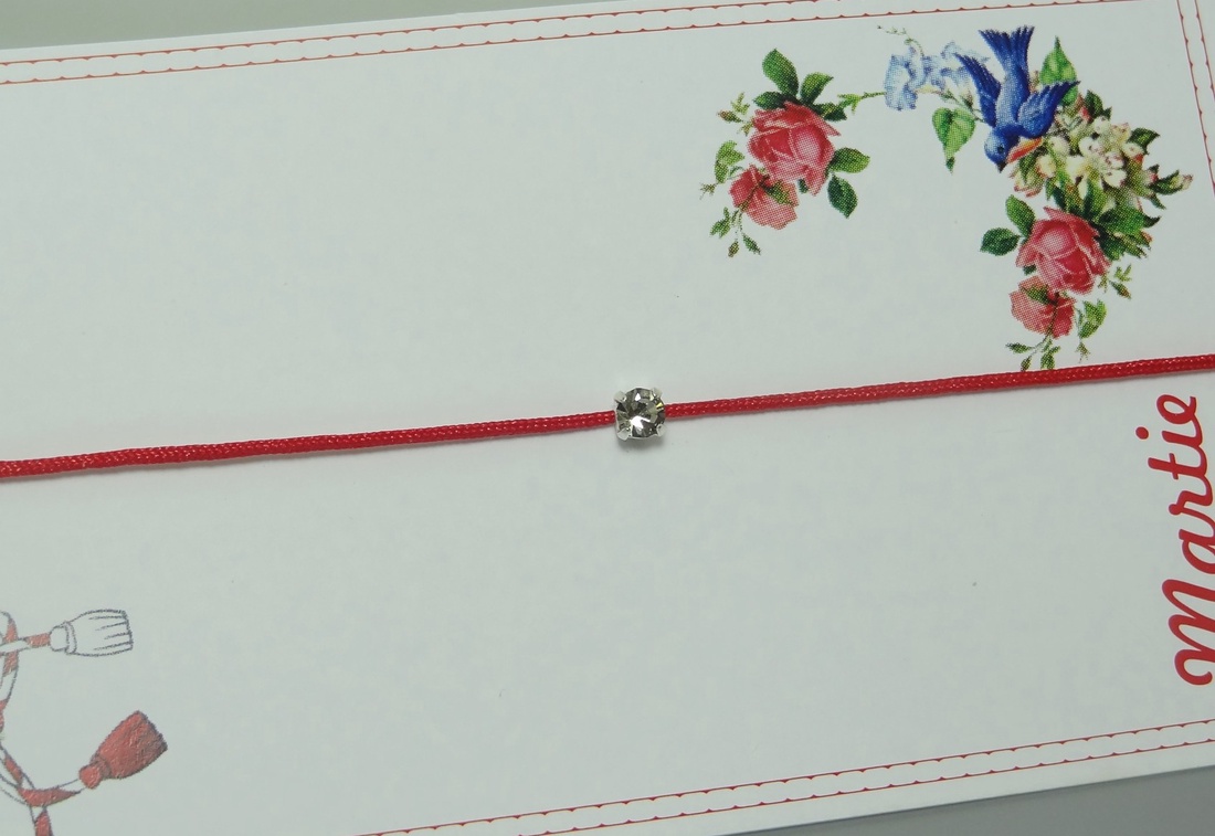 Bratara martisor cu cristal Preciosa - bijuterii - mărțișor - Artynos.ro