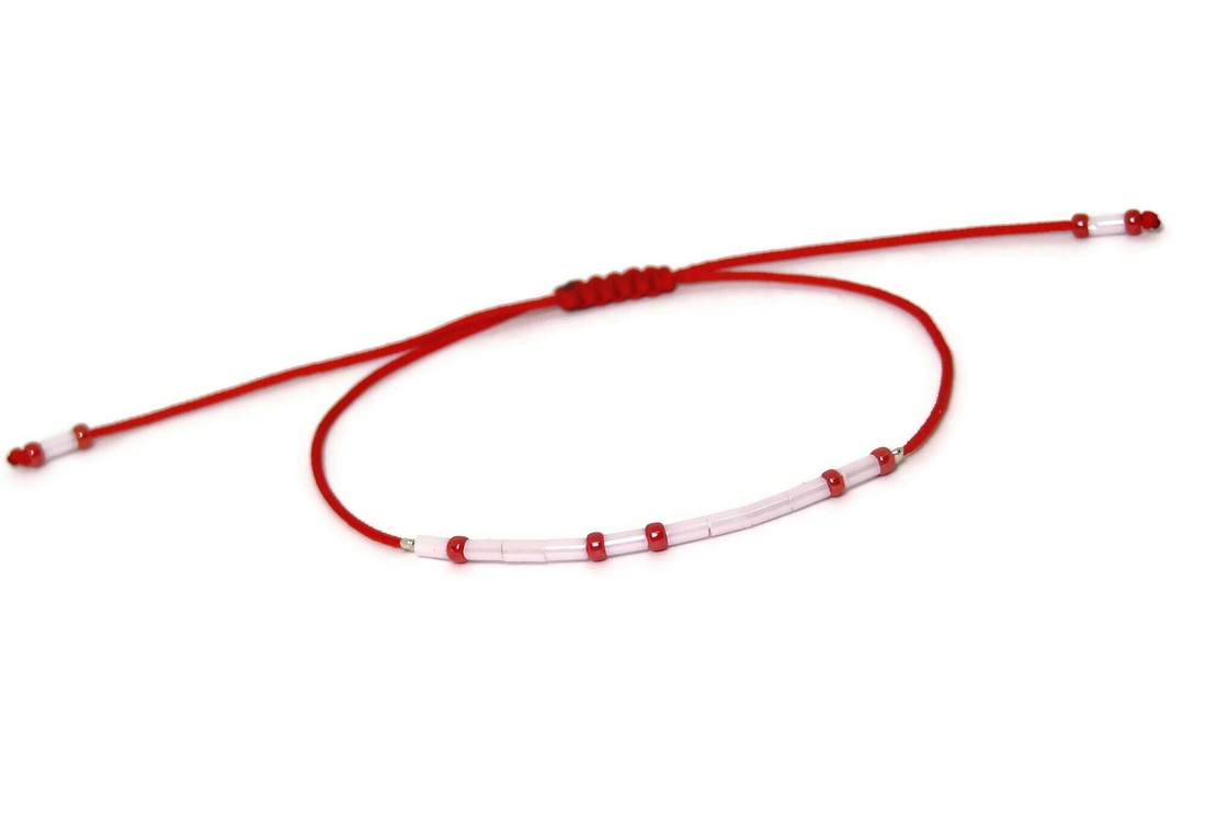 Bratara martisor cu mesaj in Codul Morse - Noroc - bijuterii - mărțișor - Artynos.ro