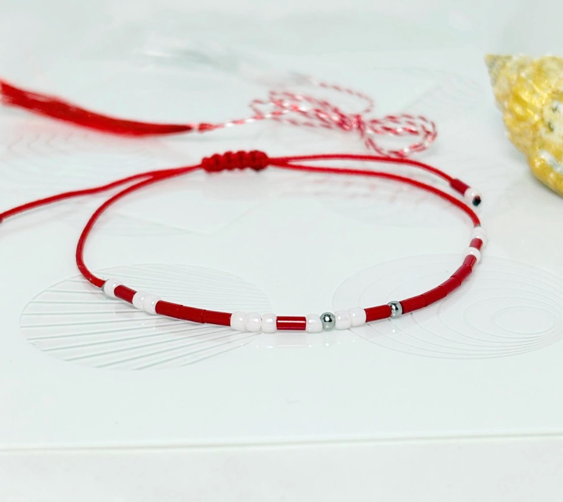 Bratara martisor cu mesaj in Codul Morse - bijuterii - mărțișor - Artynos.ro