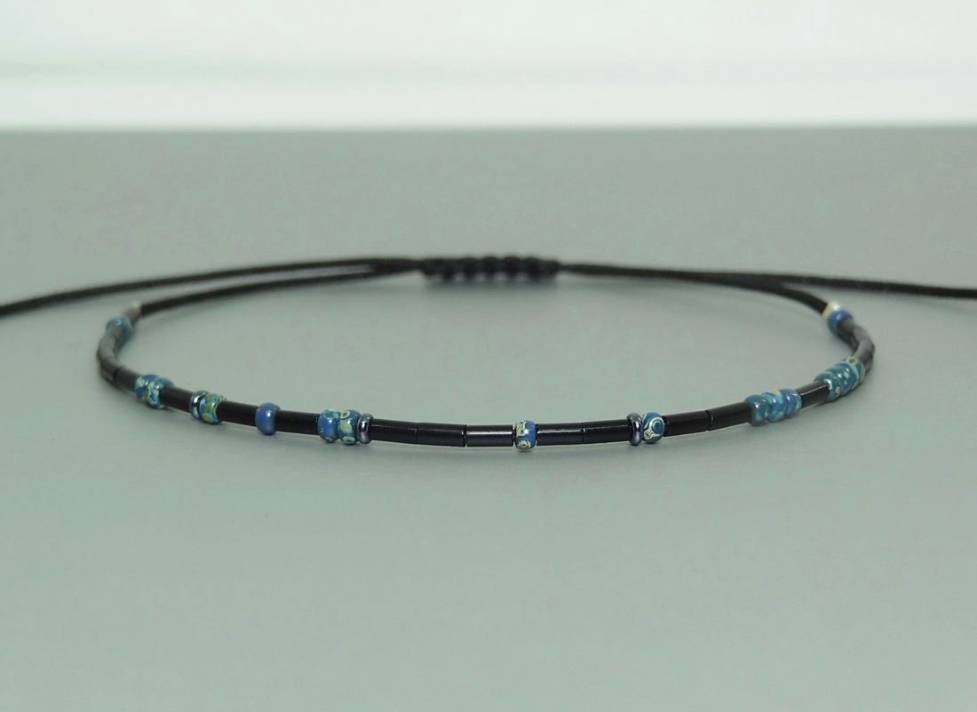 Bratara cu mesaj in cod Morse. Bratara personalizata - bijuterii - brățări - brățări din mărgele - Artynos.ro