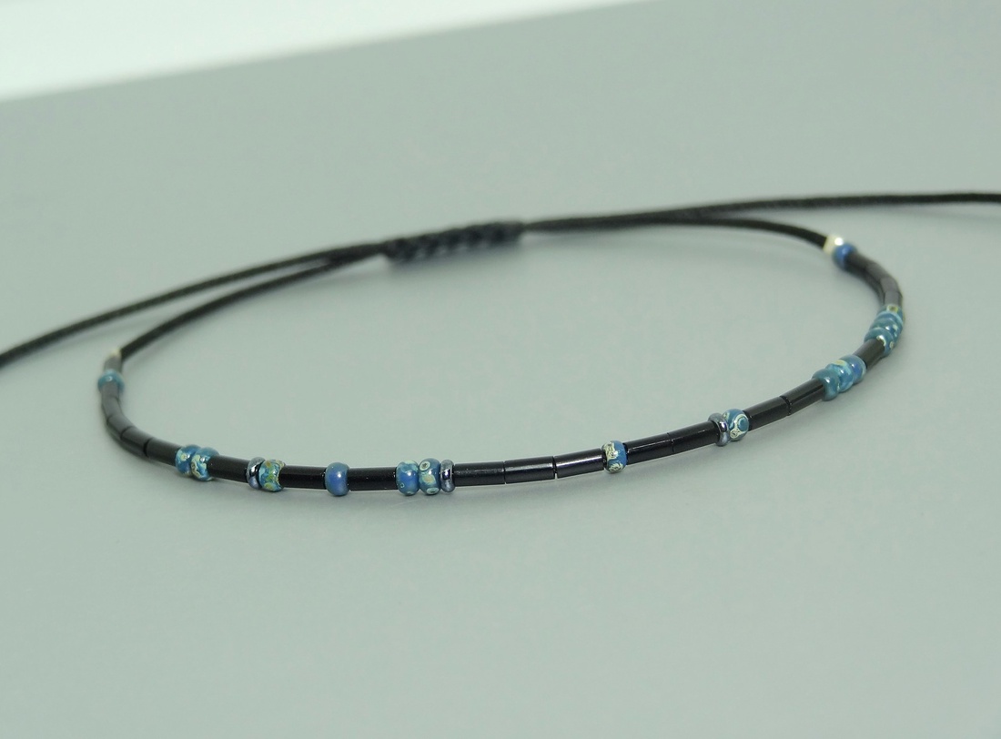 Bratara cu mesaj in cod Morse. Bratara personalizata - bijuterii - brățări - brățări din mărgele - Artynos.ro