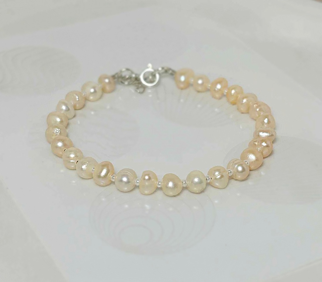 Bratara din perle cultura - bijuterii - brățări - brățări din pietre semiprețioase - Artynos.ro