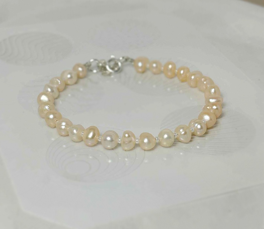 Bratara din perle cultura - bijuterii - brățări - brățări din pietre semiprețioase - Artynos.ro