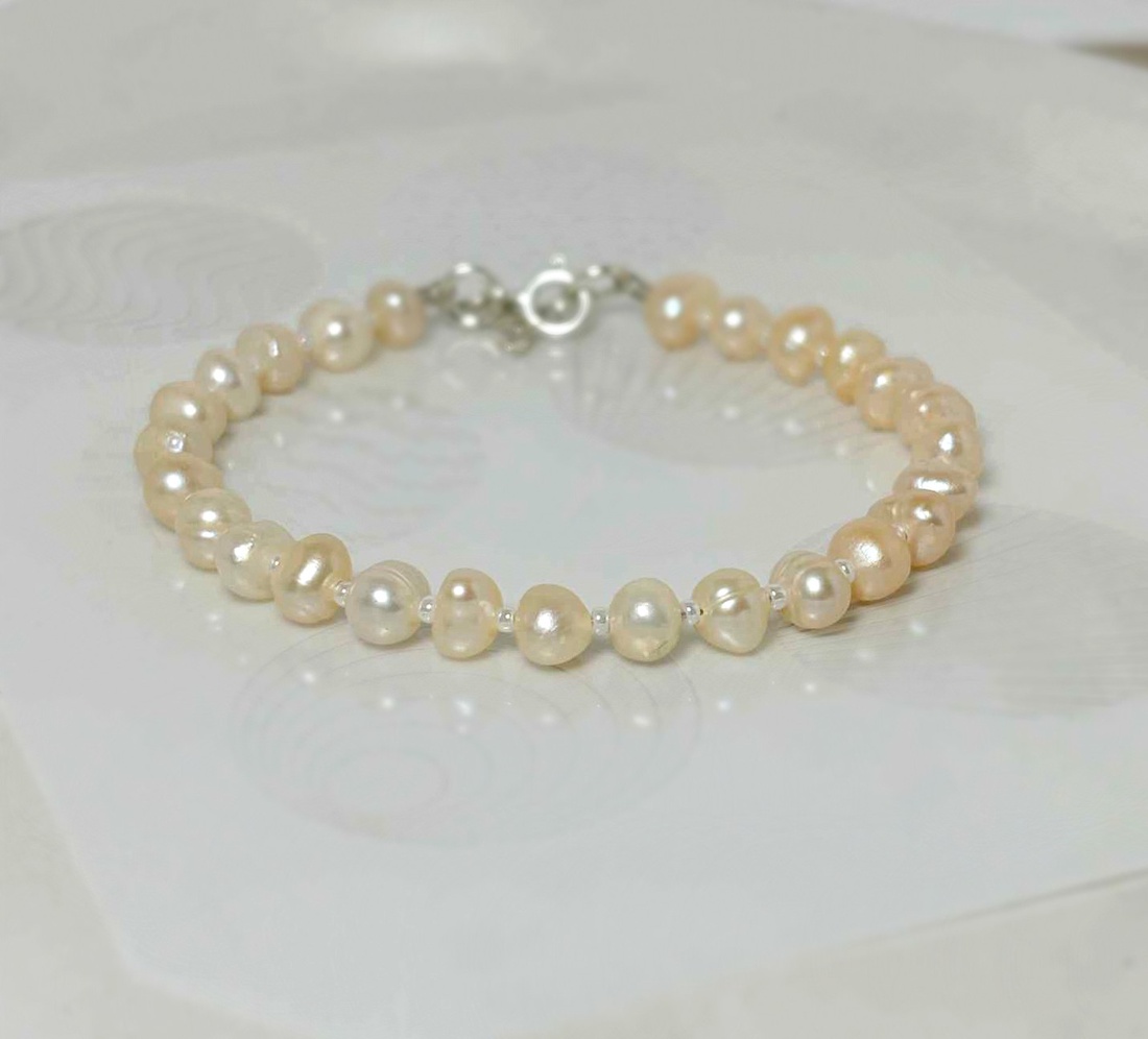Bratara din perle cultura - bijuterii - brățări - brățări din pietre semiprețioase - Artynos.ro